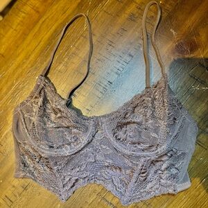 Brown Lace Bralette